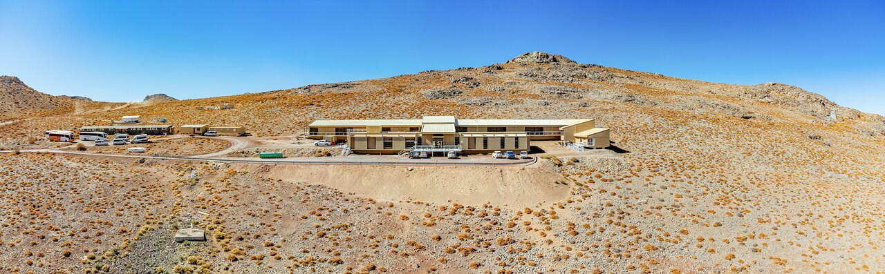 Dining Dorm Building On Cerro Pachón Panorama Noirlab