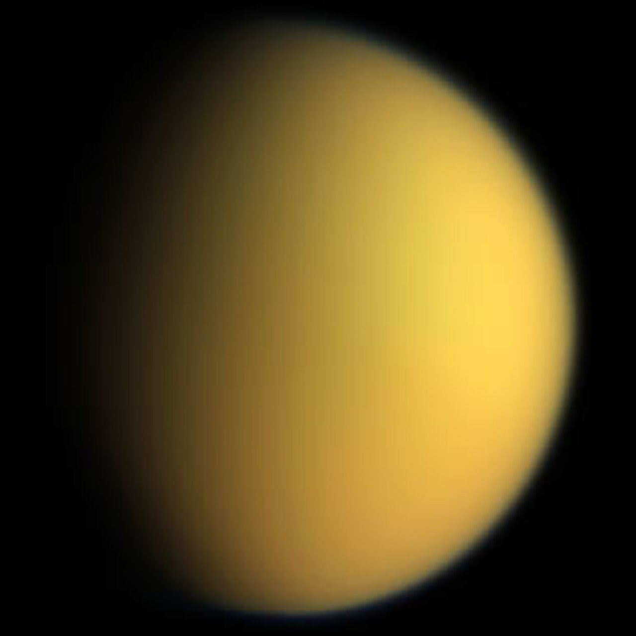 Titan, the second largest moon in the solar system
