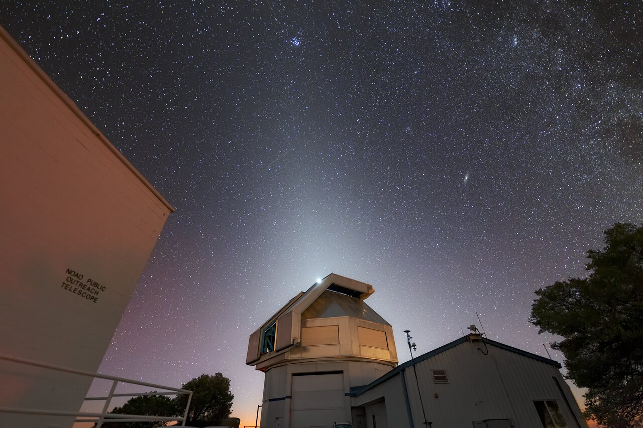 Fotografía del Telescopio de 3,5 metros WIYN 