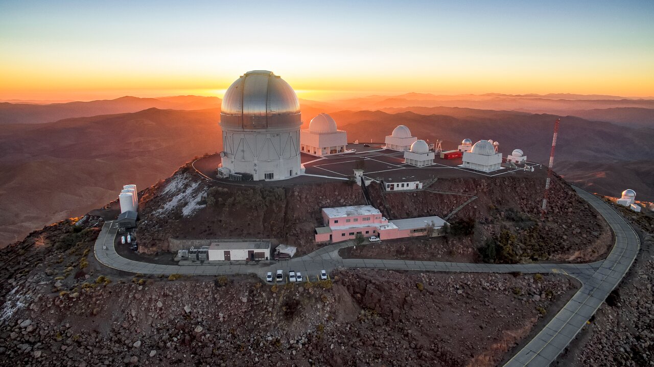 Sunset at Cerro Tololo Inter-American Observatory