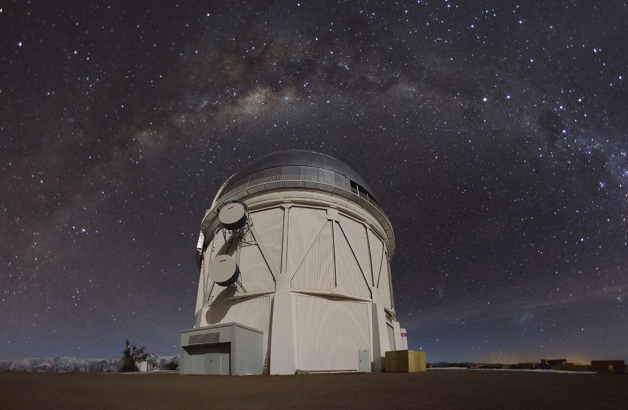 Fotografía del Telescopio de 4 metros Víctor M. Blanco