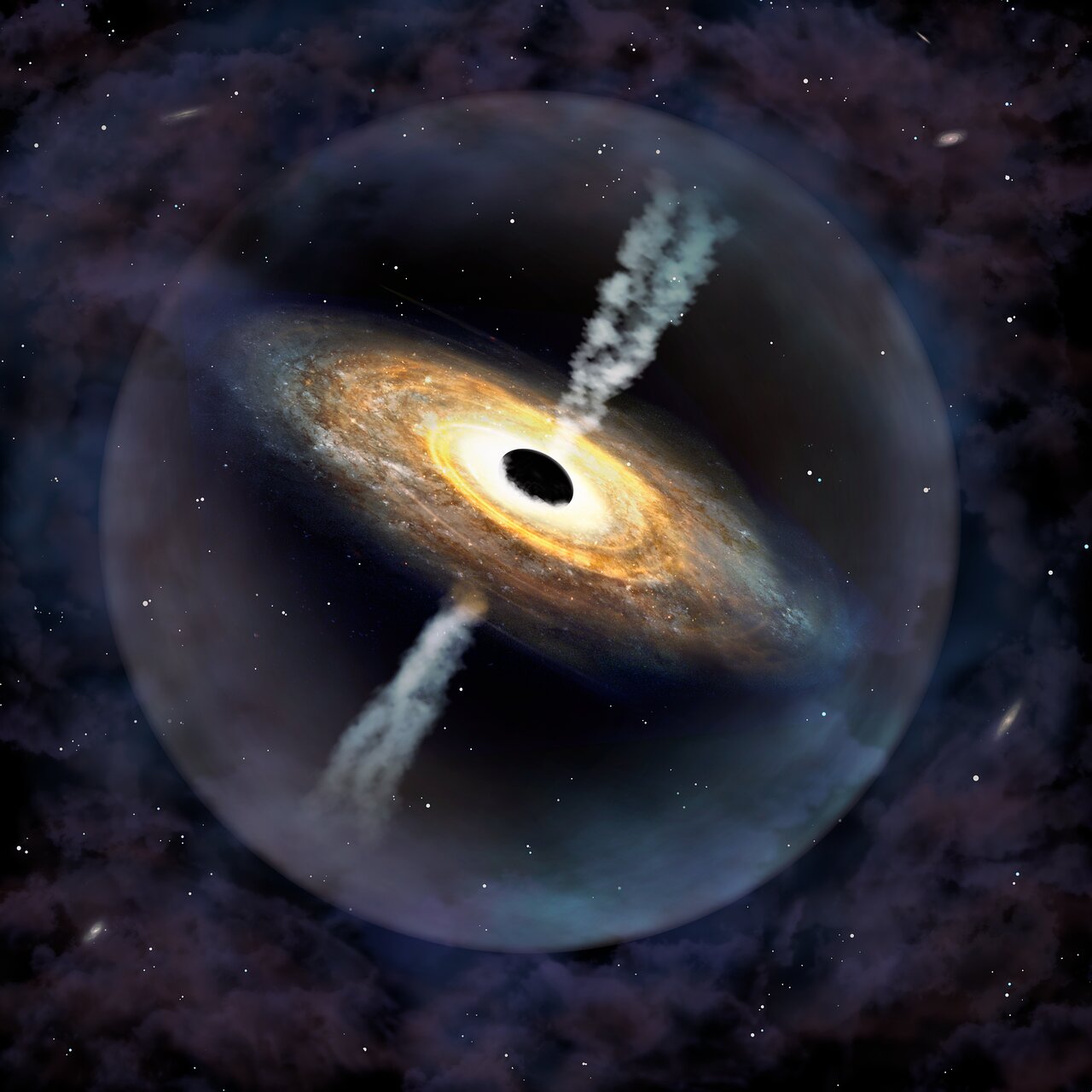 Monster Black Hole Found in the Early Universe | NOIRLab