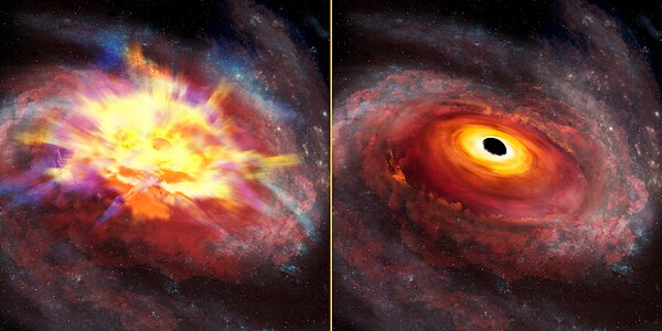 real real black hole quasar