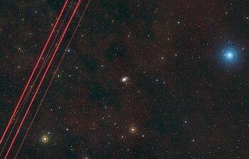 NGC772 Image with Streaks