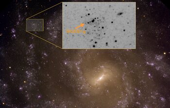 Companion Explains "Chameleon" Supernova