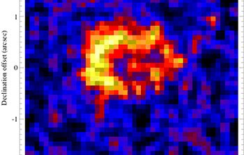 First High-Res Image of Dust Around Supernova 1987A