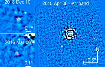 Resolving an Exoplanet’s Motion to Constrain a Young Planetary System