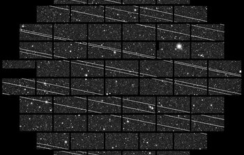 Satélites Starlink captados en Imágenes de CTIO