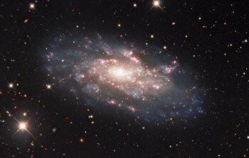 Glistening Spiral Galaxy
