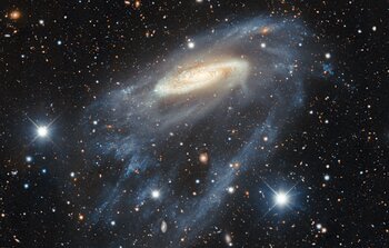 Los brazos espirales abiertos de NGC 3981