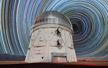 Vórtice del Sur sobre el Telescopio Blanco