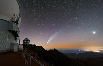 El cometa C/2024 G3 (ATLAS) brilla sobre Cerro Pachón