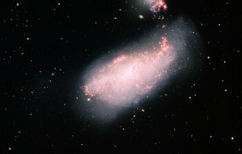 NGC 4490, Barred Spiral Galaxy