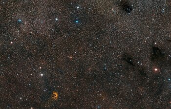 Wide-field view of the sky around CK Vulpeculae