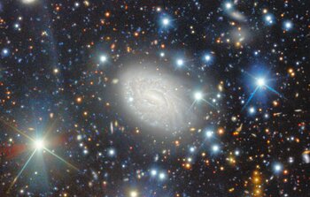 Spiral Galaxy in the Antlia Cluster