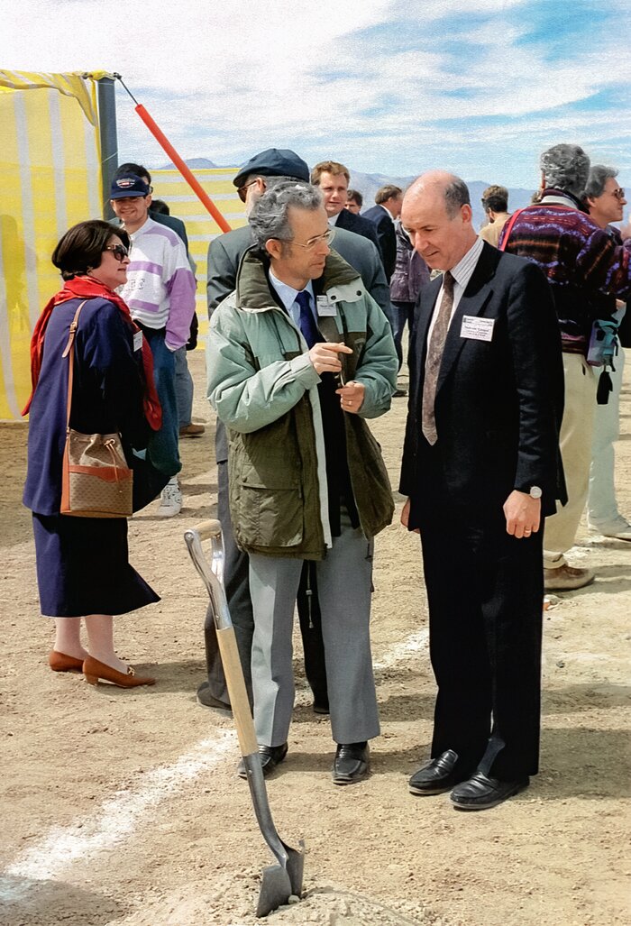 AURA Chile Director at Gemini South Ceremony