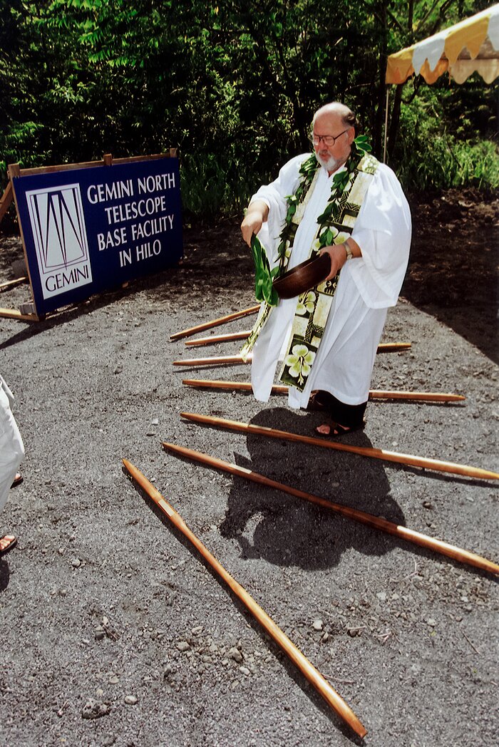 Blessing the Ground at Gemini North Base Facility