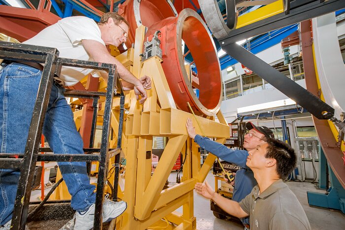 Cage of the camera (DECam) for the Dark Energy Survey