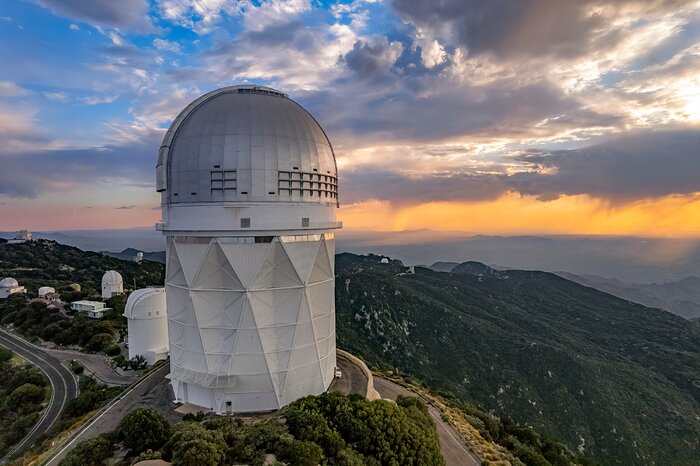 Nicholas U. Mayall 4-meter Telescope at Sunset