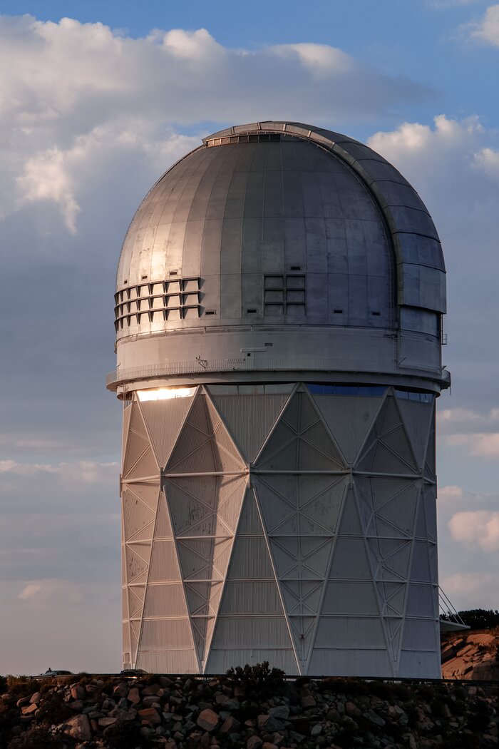 Nicholas U. Mayall 4-meter Telescope at Sunset