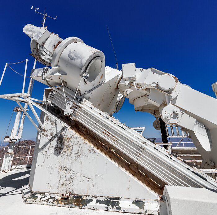 On top of the McMath-Pierce Solar Telescope.