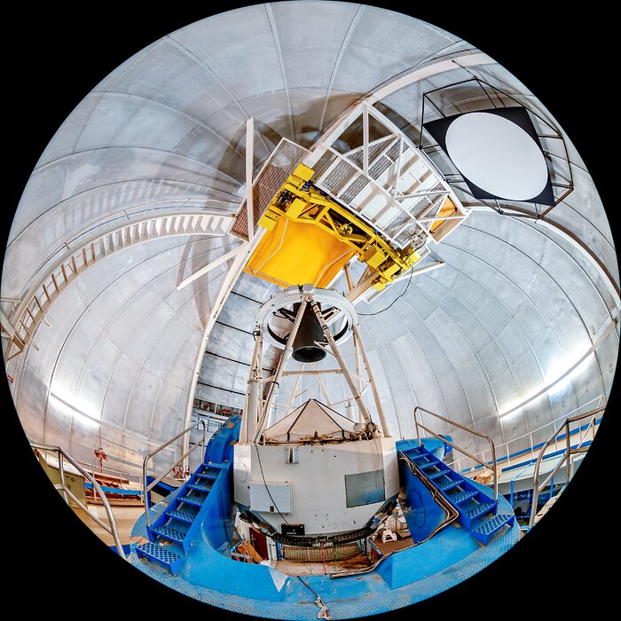 KPNO 2.1-meter Telescope Interior Fulldome | NOIRLab