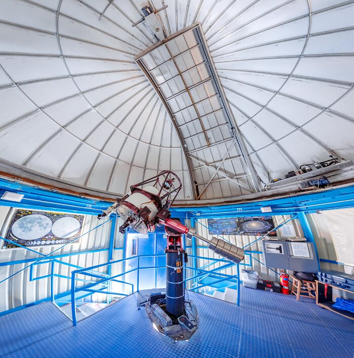 Visitor Center 0.5-meter Telescope Interior Panorama