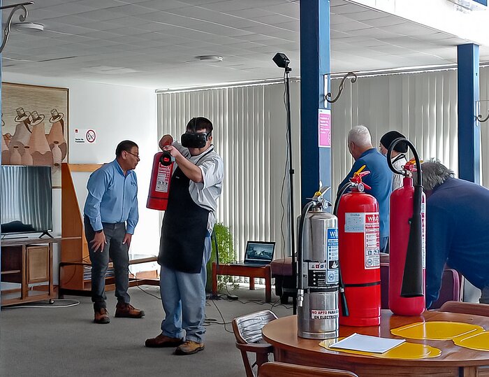 Fire Extinguisher Training By Virtual Reality