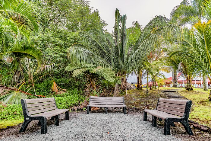 Benches at Gemini North Hilo Base