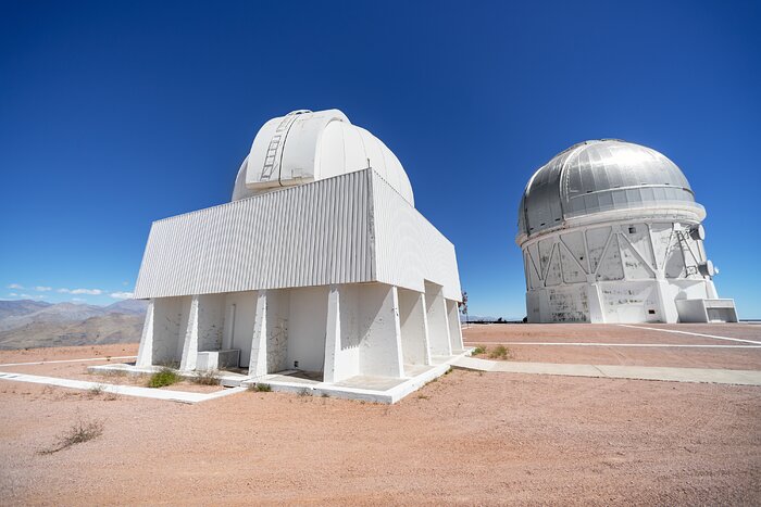 Curtis Schmidt and Víctor M. Blanco 4-meter Telescope Domes