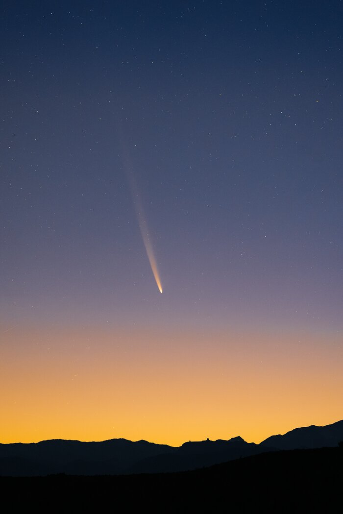 Early morning Comet C/2023 A3 (Tsuchinshan–ATLAS)﻿ over CTIO