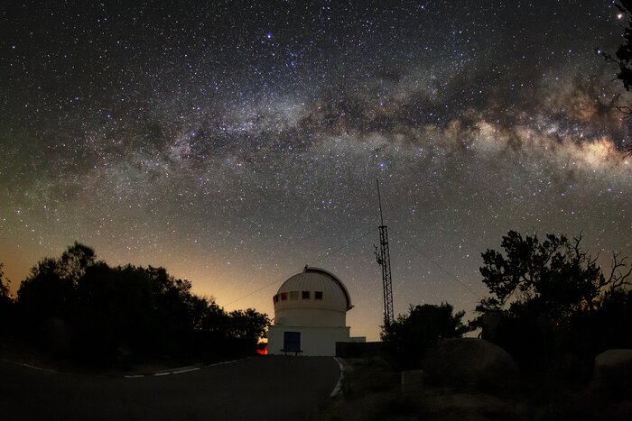 Milky Way over the WIYN 0.9-meter Telescope