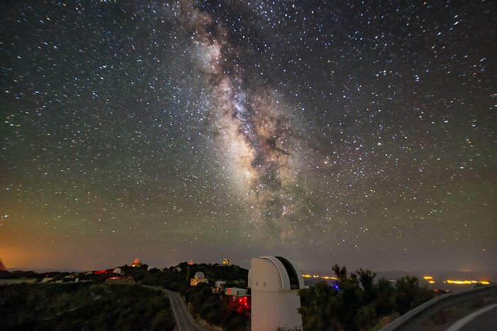 Milky Way over the Bok Telescope