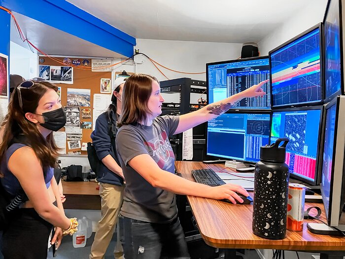 Students from the University of Michigan visit Kitt Peak National Observatory