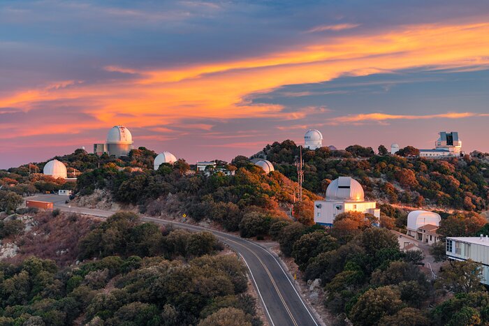 Kitt Peak National Observatory at Dusk