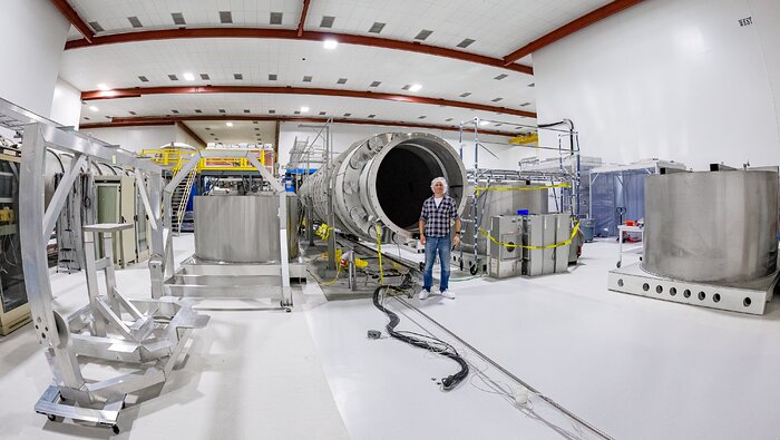 Interior of LIGO at Hanford, Washington