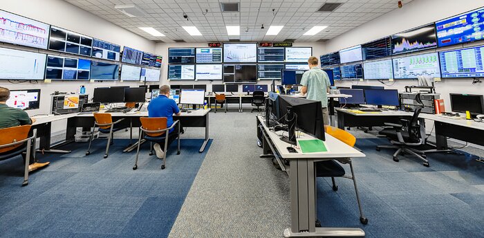 Control Room of LIGO at Hanford, Washington