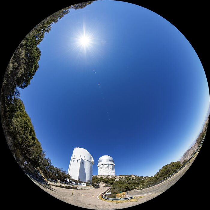 Nicholas U. Mayall 4-meter Telescope and UArizona Bok 2.3-meter Telescope Fulldome