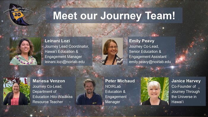 Meet our Journey Through the Universe Team!