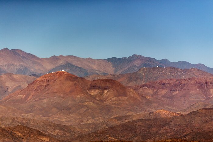 Cerro Tololo and Cerro Pachón from above