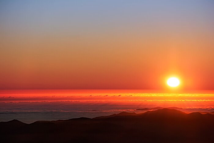 Sunset at Cerro Tololo Inter-American Observatory