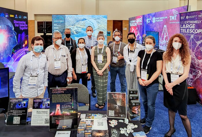 NOIRLab and US-ELTP staff at AAS 240