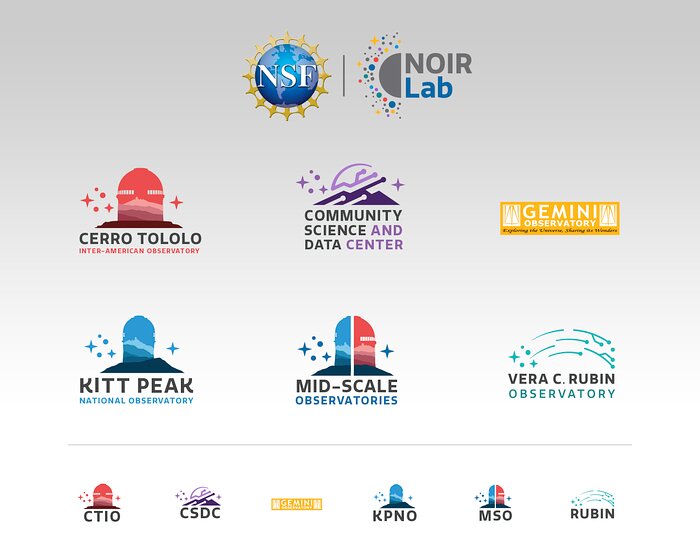 NSF's NOIRLab's logo family