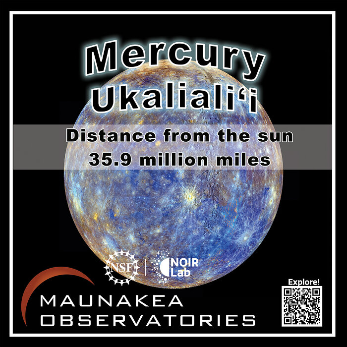 Calcomanía de la Caminata por el Sistema Solar - Mercurio