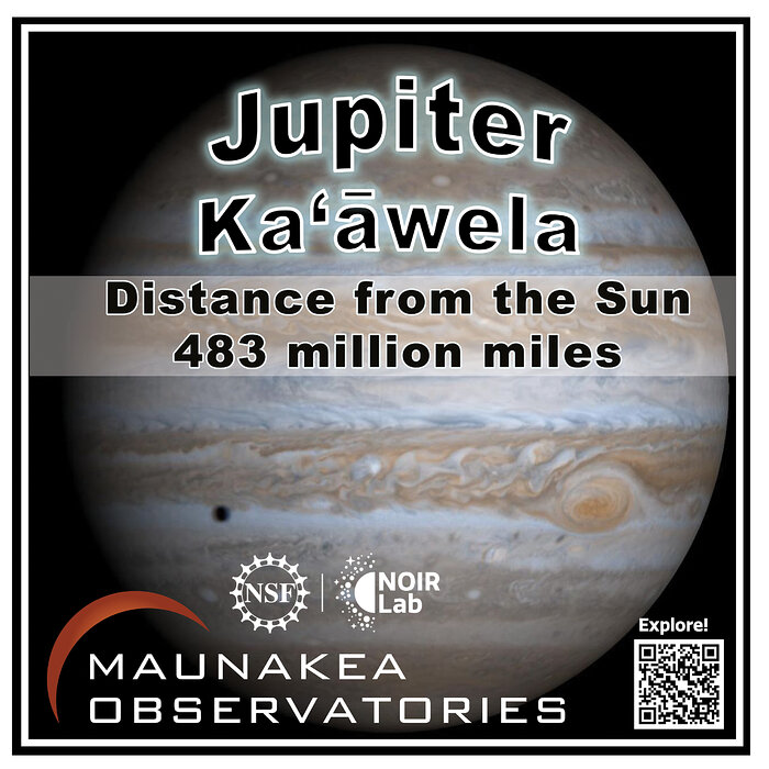 Calcomanía de la Caminata por el Sistema Solar - Júpiter