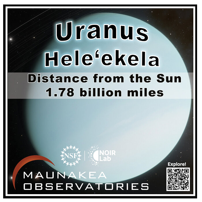 Calcomanía de la Caminata por el Sistema Solar - Urano