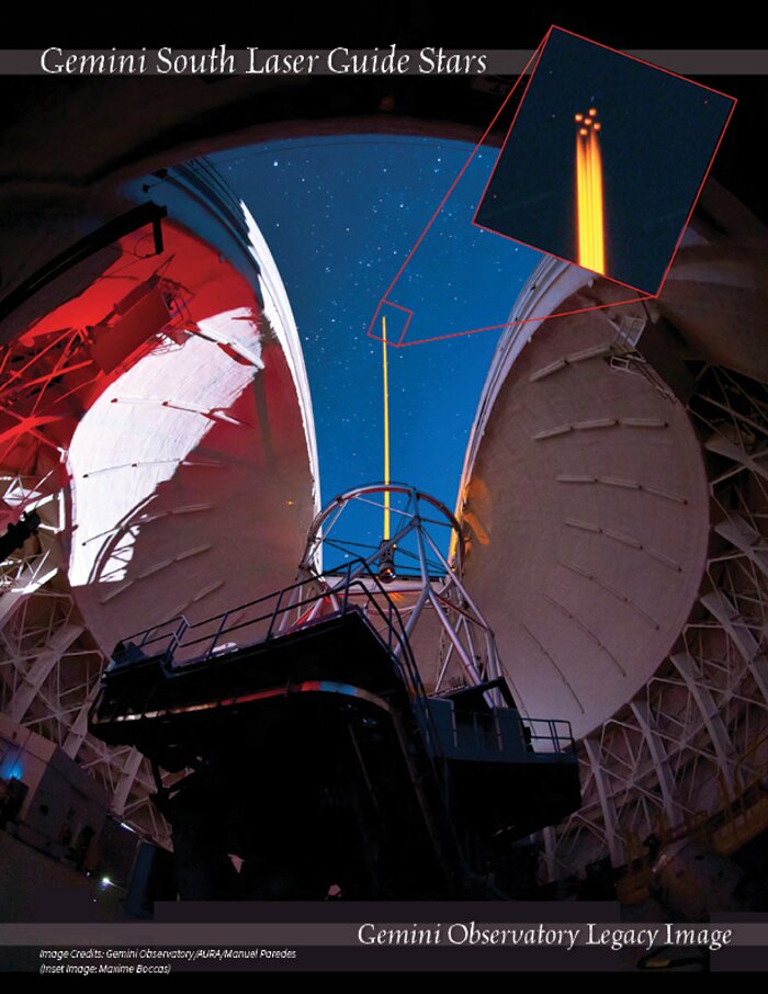 Estrellas Guías Láser de Gemini Sur