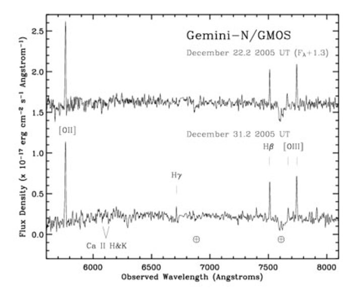 GMOS spectrum of the host galaxy of the short gamma ray burst GRB 051221a