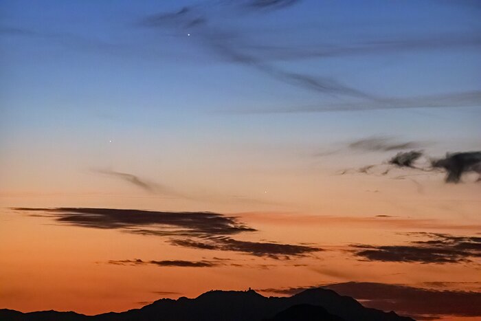 Triple Conjunction over Kitt Peak National Observatory