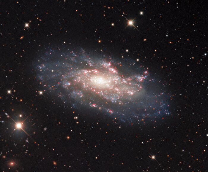 Una Brillante Galaxia Espiral